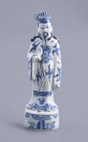 Chinese blue and white figure of Zhongli Quan, Ming (1368 – 1644), late 16th/early 17th century