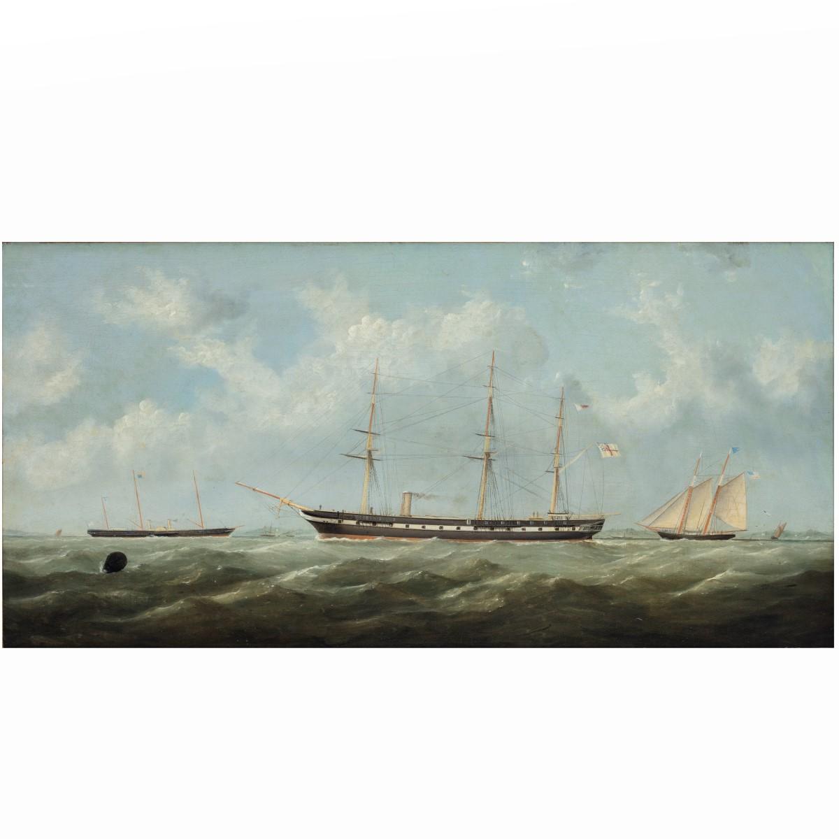 H.M.S. Topaze by George Mears