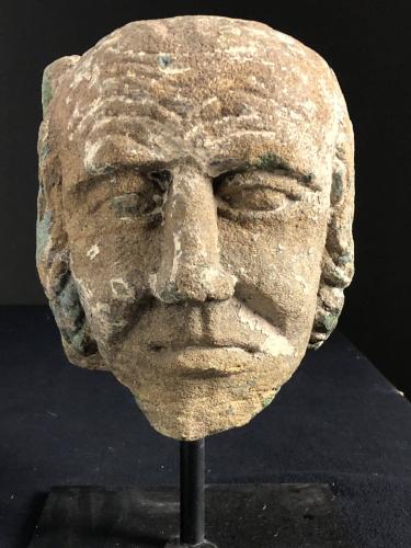 Stone head, circa 1600
