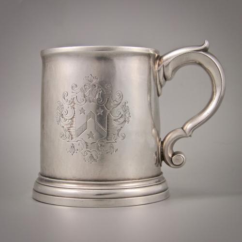 GEORGE I Sterling Silver Mug by David Willaume I. London 1721 