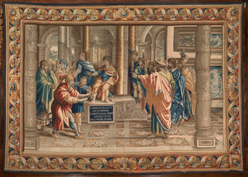 Brussels tapestries depicting apostles