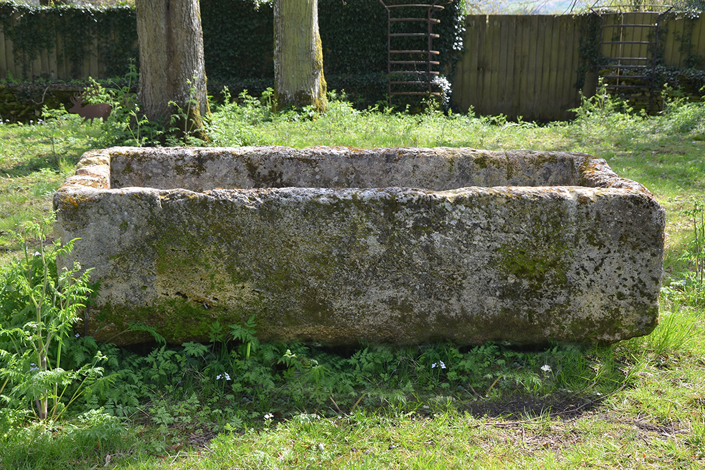 18th century large stone trough