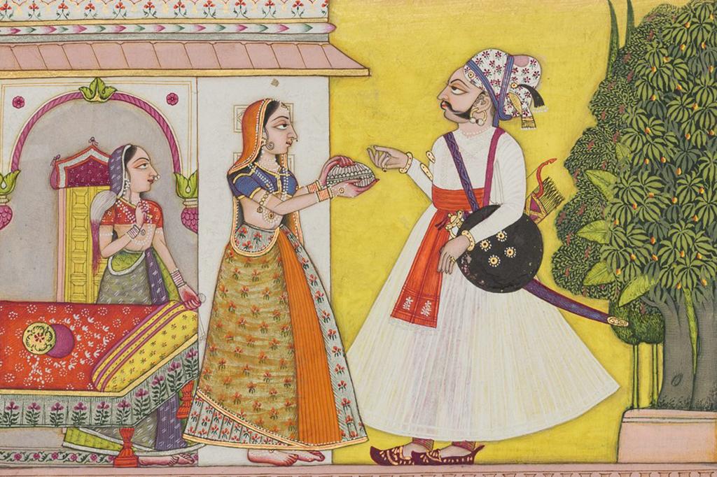 Illustration of Jeth Masa from the Baramasa
