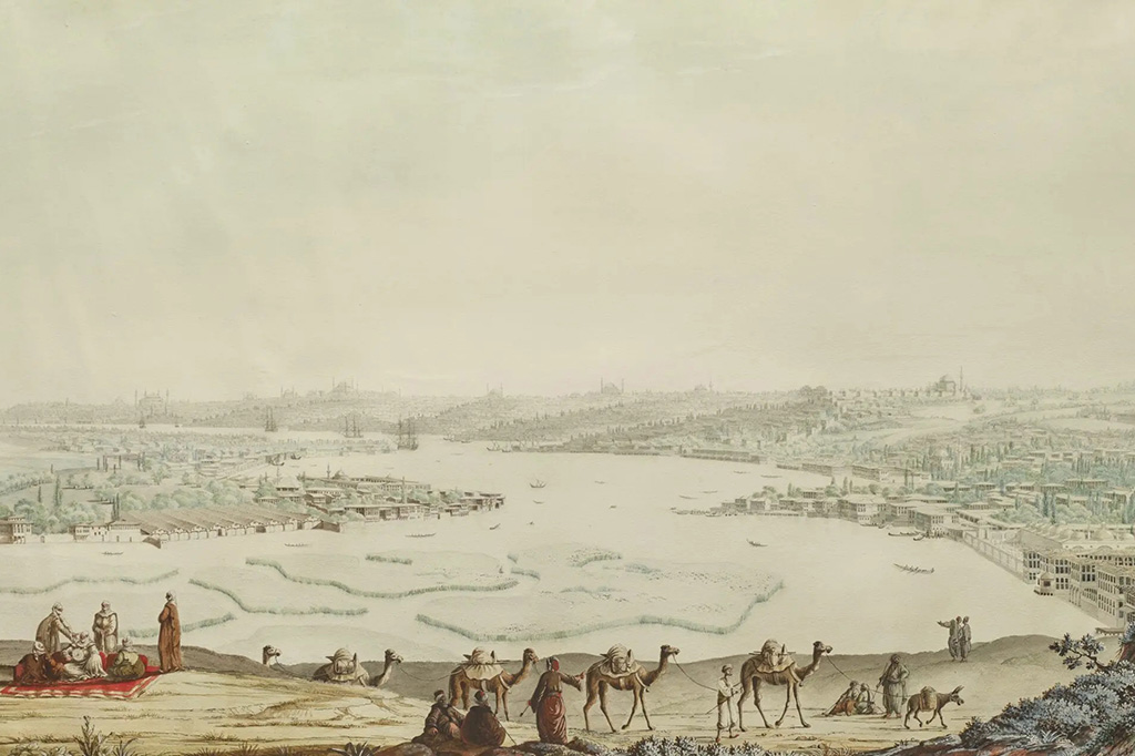 Panoramic View of Constantinople By Antoine-Ignace Melling
