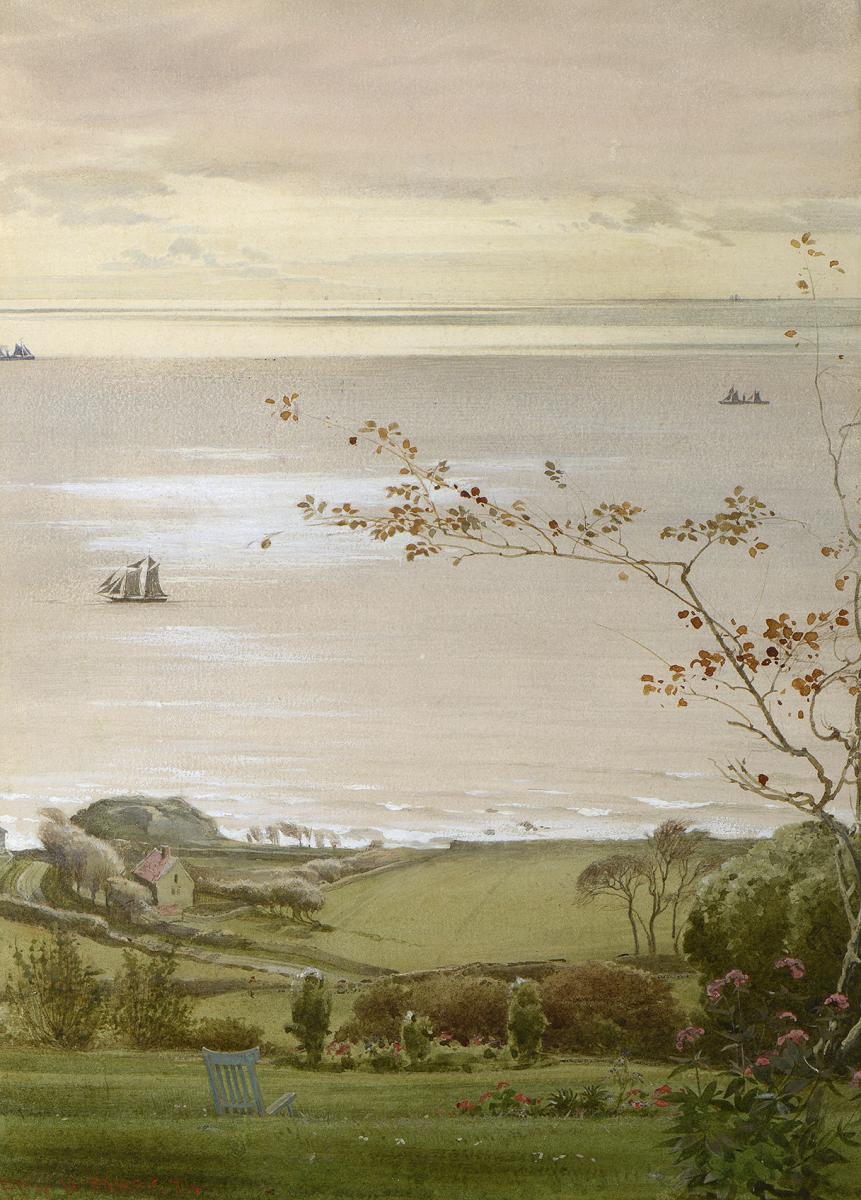 Edward Henry Fahey (1844-1907) - Looking out to Sea