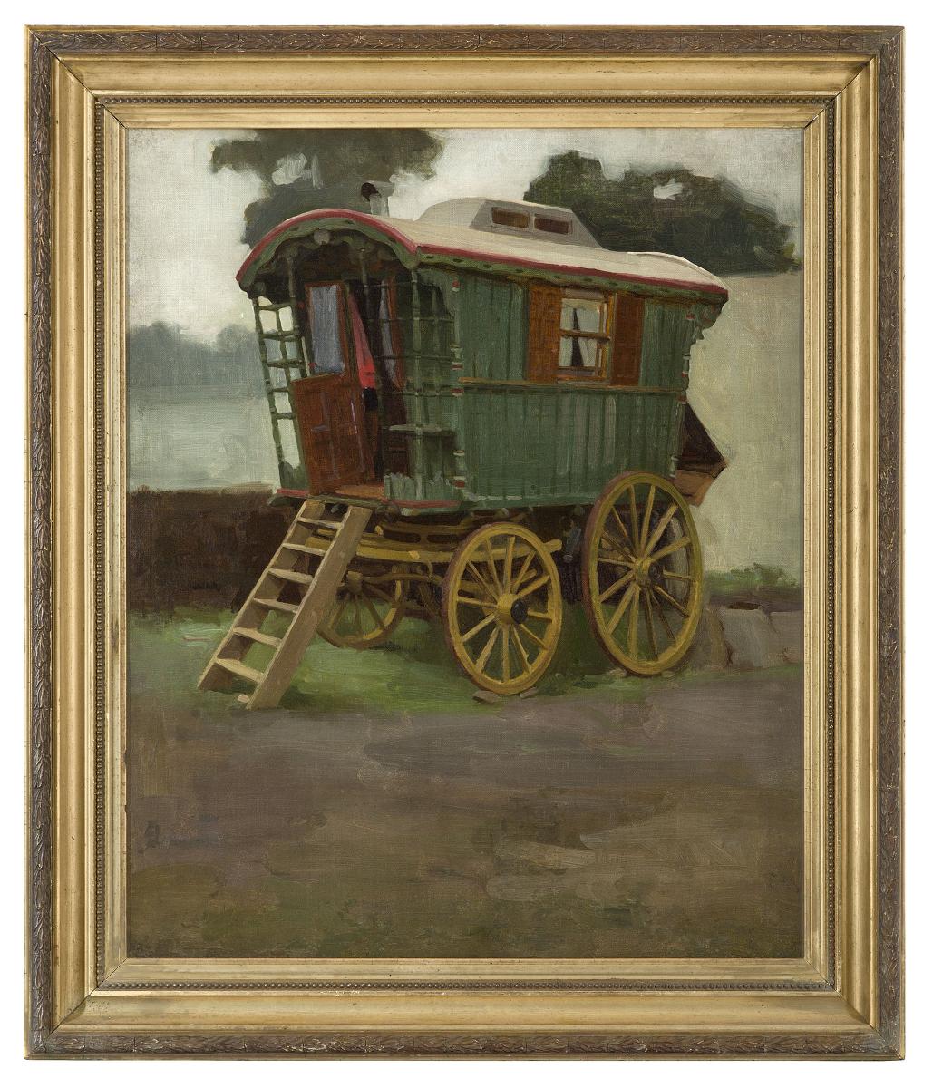 The gypsy caravan, Arthur Ralph Middleton Todd, R.A. (1891-1966)