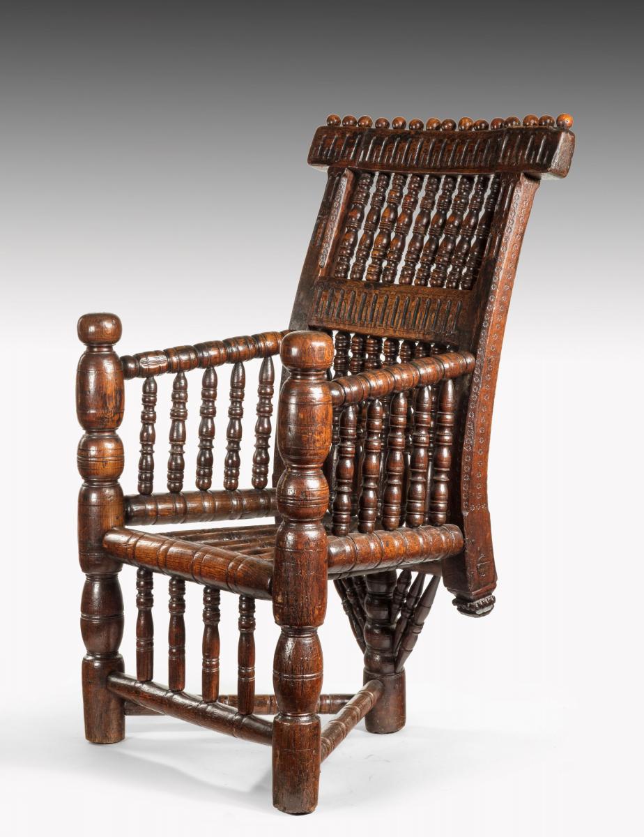 James I Oak and Ash Turner’s/Thrown Armchair