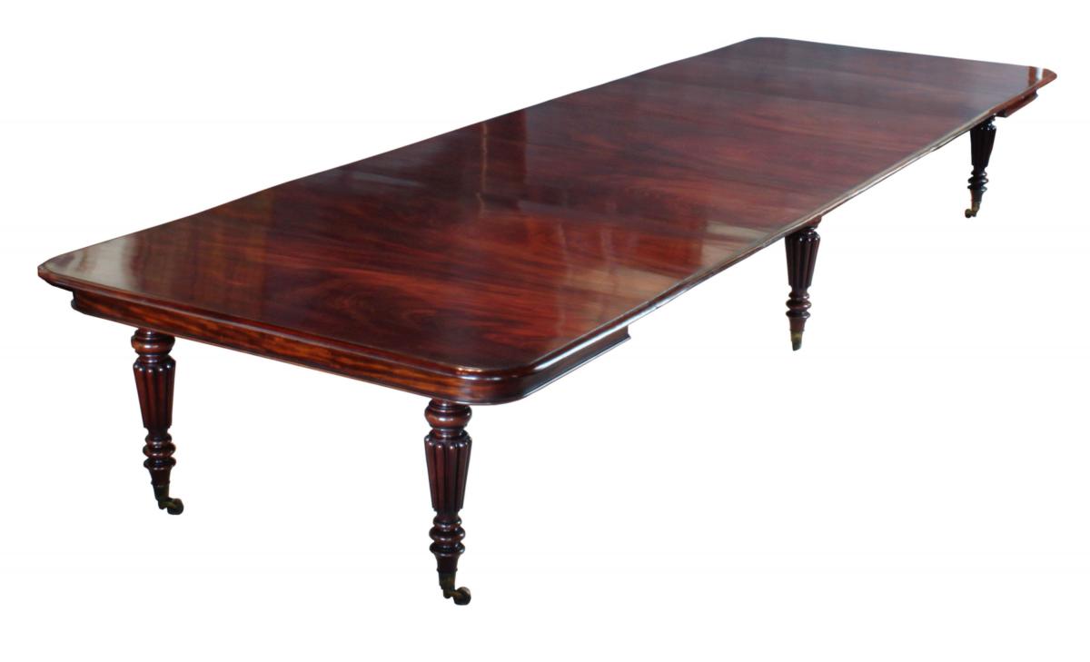 Large Gillows imperial dining table
