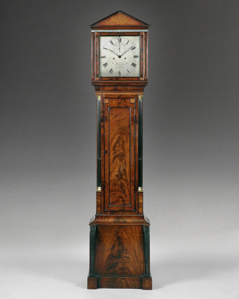 Regency longcase clock by Barwise, London 