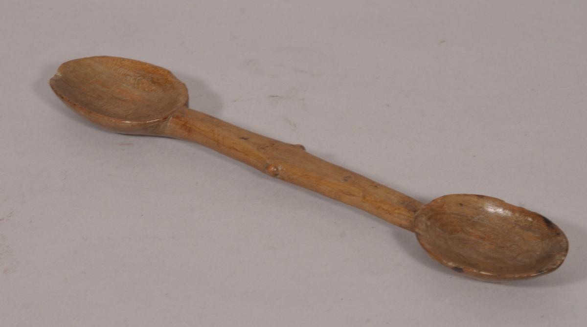 S/1758 18th Century Double Ended Sycamore Spoon