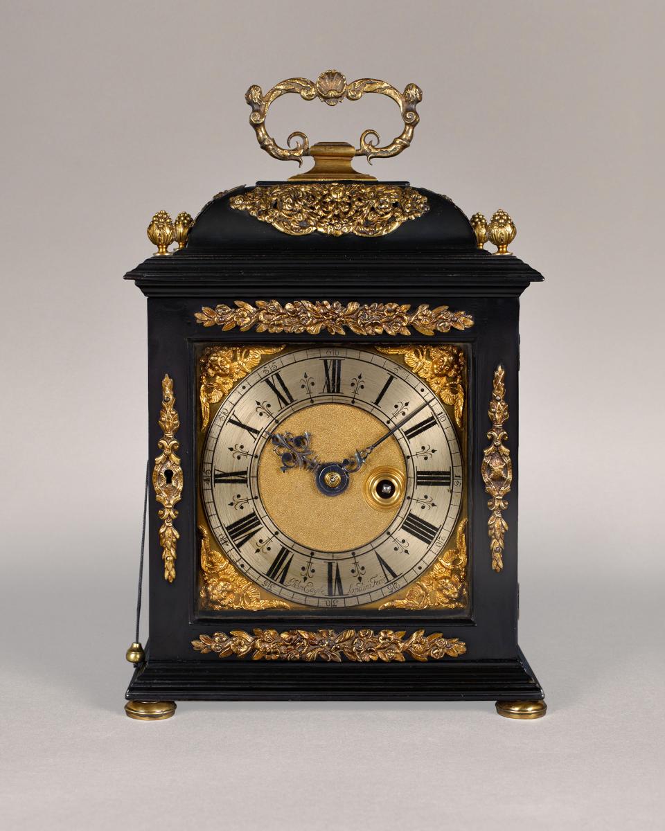 JOHN EAGLE, LONDON -  A Fine William & Mary Ebony Timepiece, circa 1700