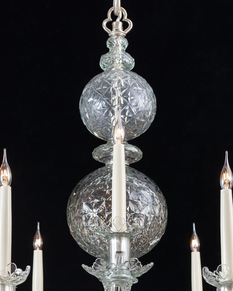 A Pair of George II Style Chandeliers, English Circa 1910