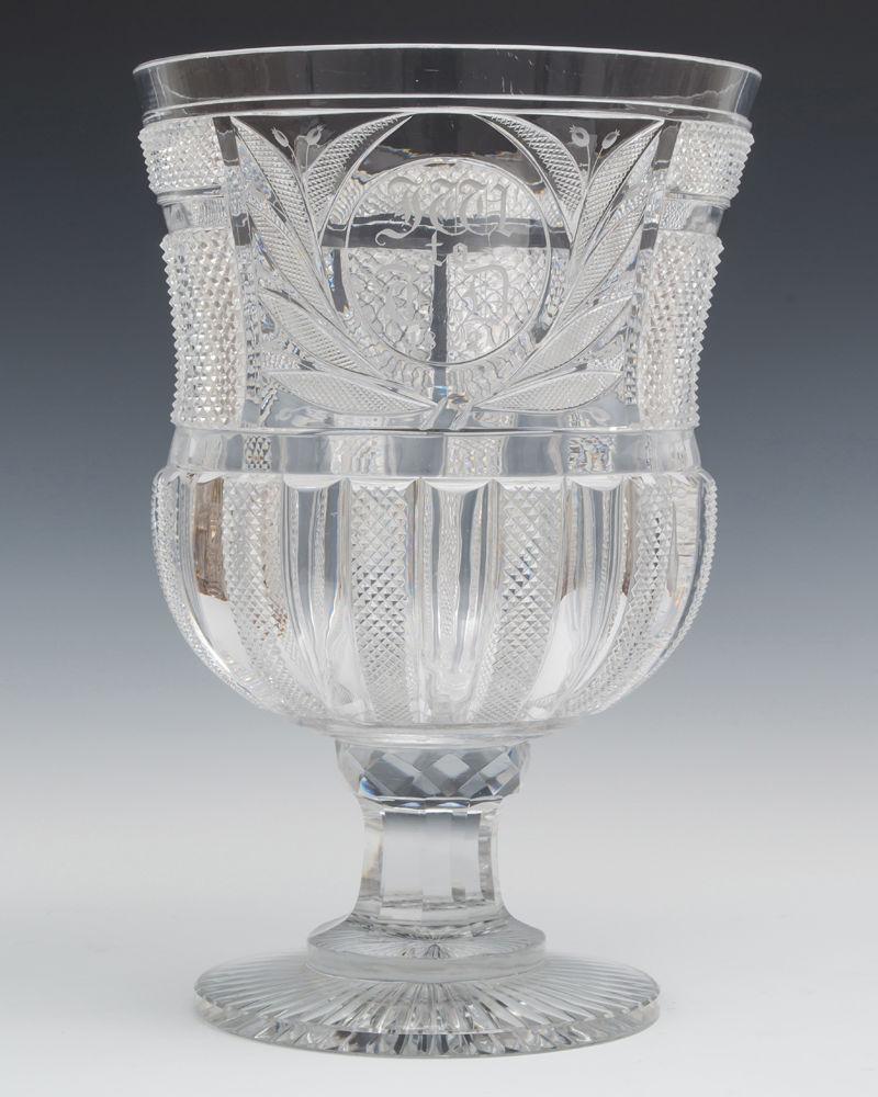 An Exceptionally Large Regency Goblet by John Blades