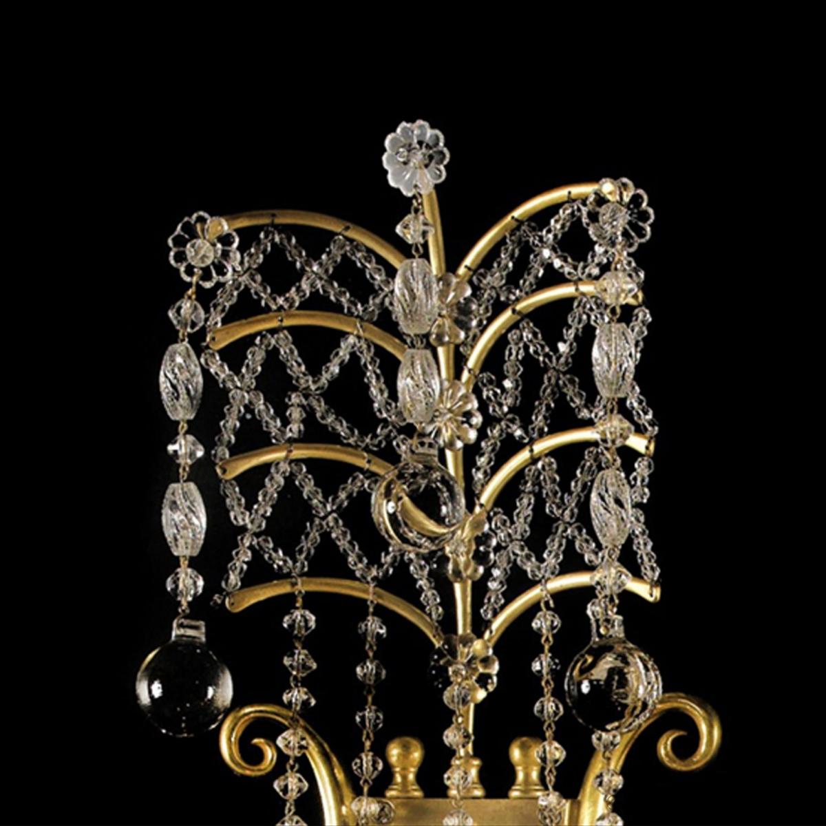 Sixteen Louis XVI Style Wall Lights by Baccarat