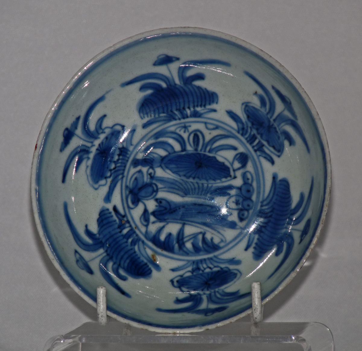 Ming Blue and White Small Plate