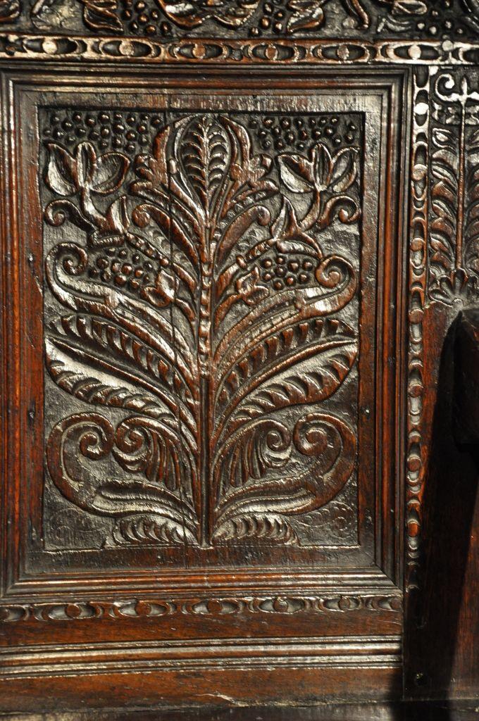 17th Century English Oak Wainscot Armchair, Circa 1650