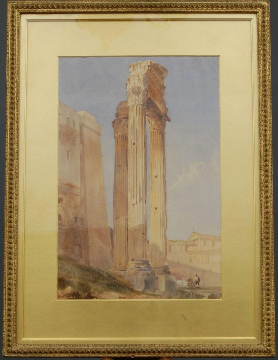 Watercolour of Rome, English, Circa 1840