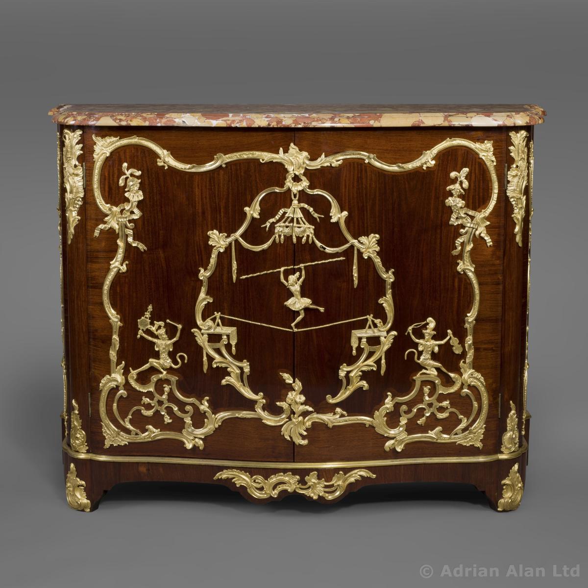 A Fine Louis XV Side-Cabinet Attributed to François Linke