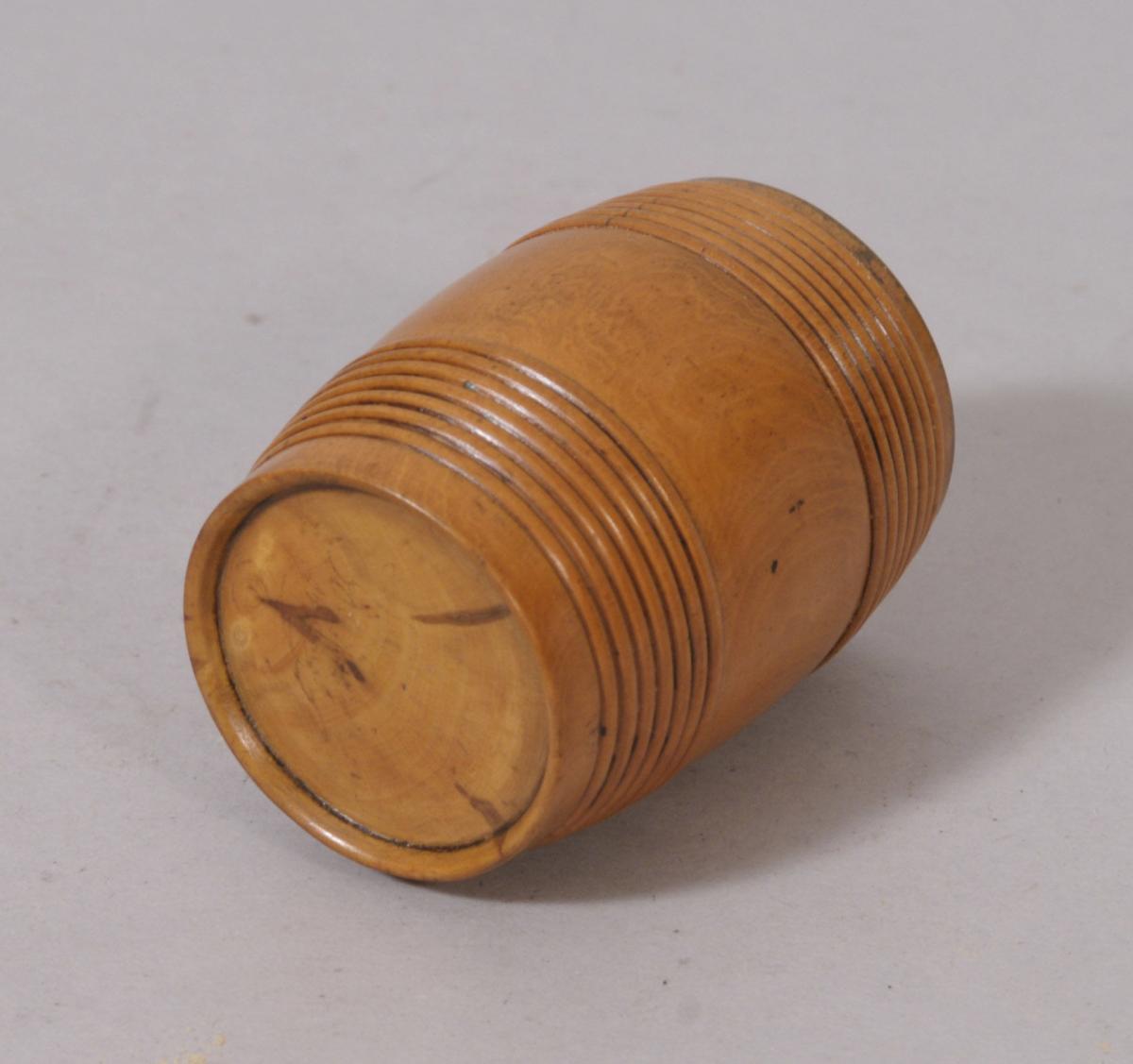 S/2449 Antique Treen 19th Century Boxwood Pounce Pot | BADA