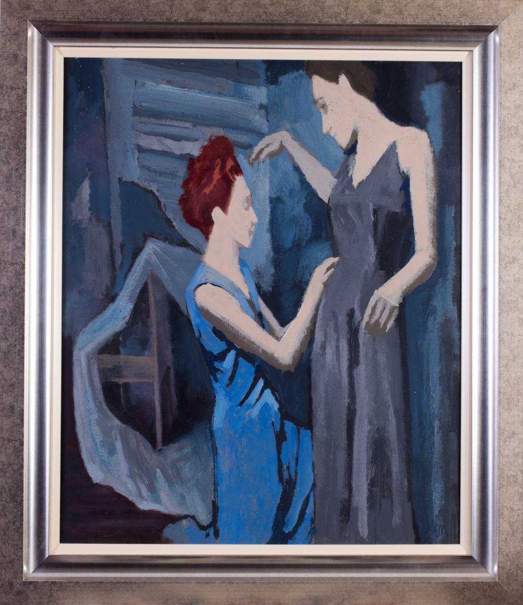 Ernest Neuschul (Czech, 1895-1968), The Seamstress 1946-49
