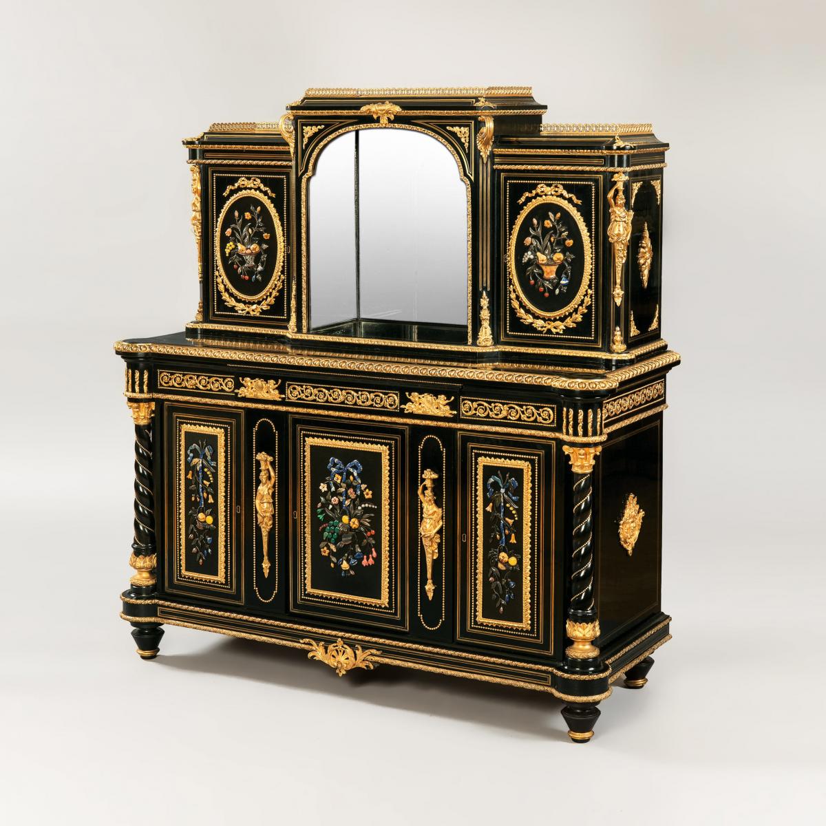 A Side Cabinet of the French Second Empire Period