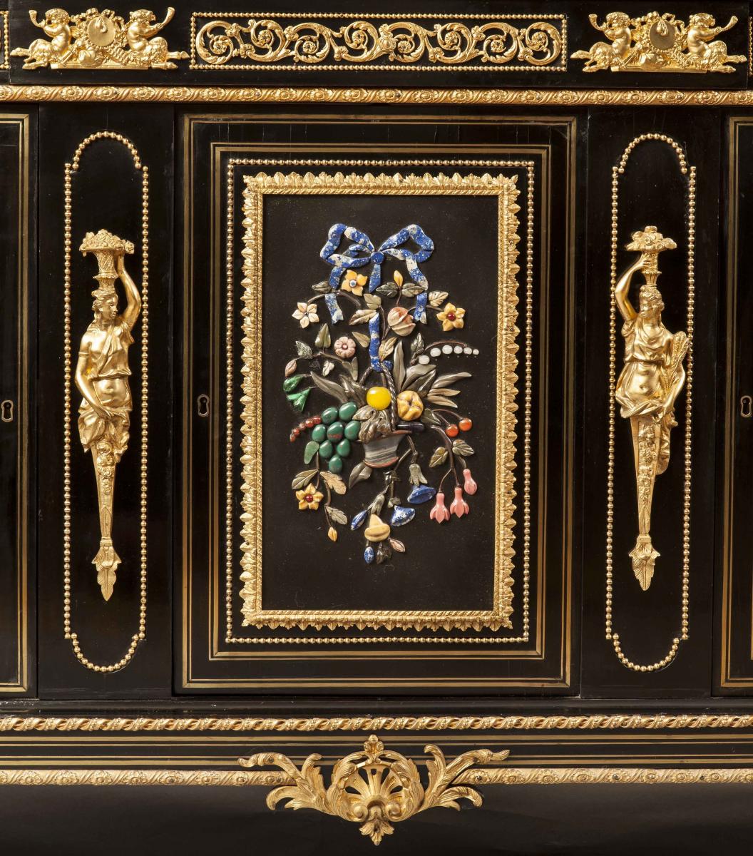 A Side Cabinet of the French Second Empire Period