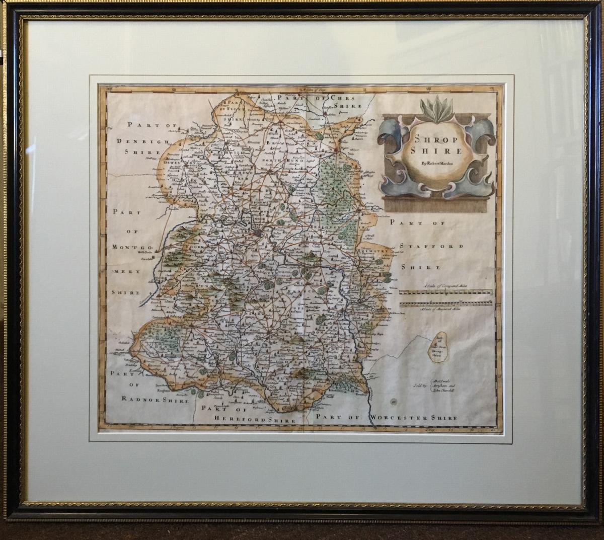 Robert Morden’s Map of Shropshire