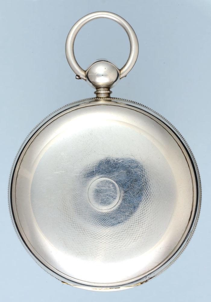 English Silver Dial Fusee Lever Pocket Watch
