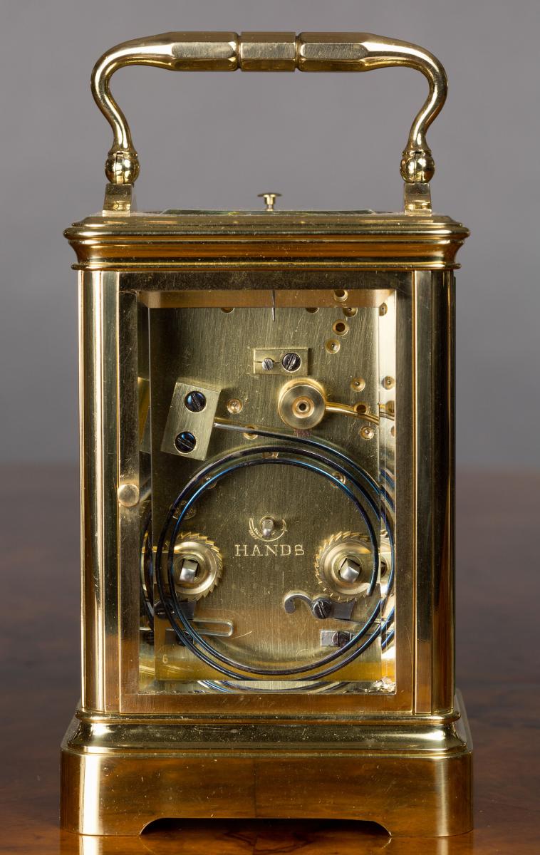 Brass Cased Carriage Clock by Drocourt
