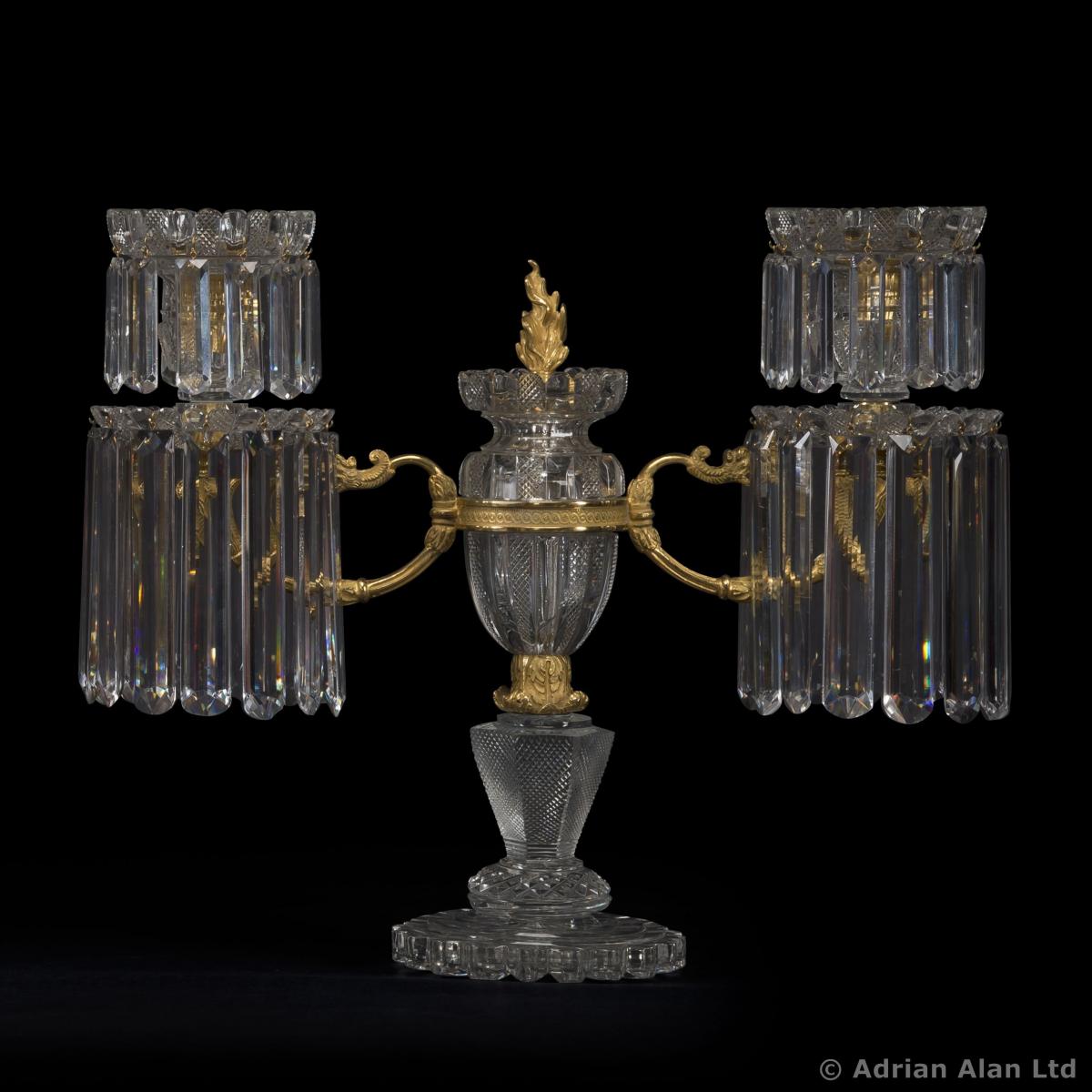 A Pair of Regency Twin-Light Candelabra By John Blades