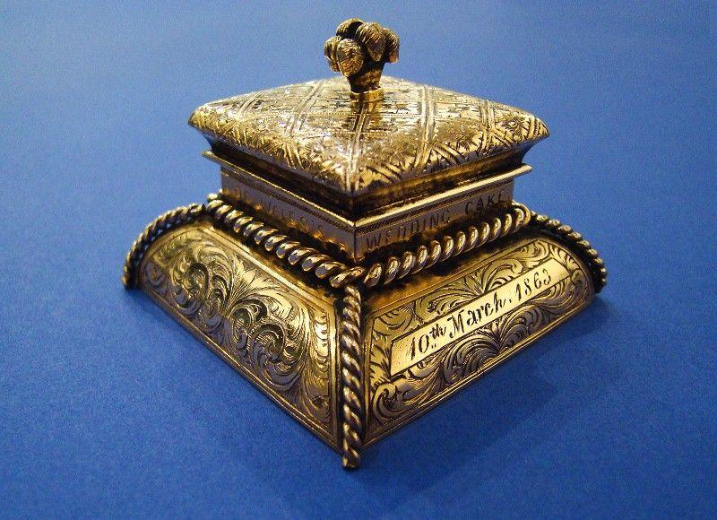 The Only Known Surviving Piece of Royal Wedding Cake From The  Prince & Princess of Wales's Marriage in 1863