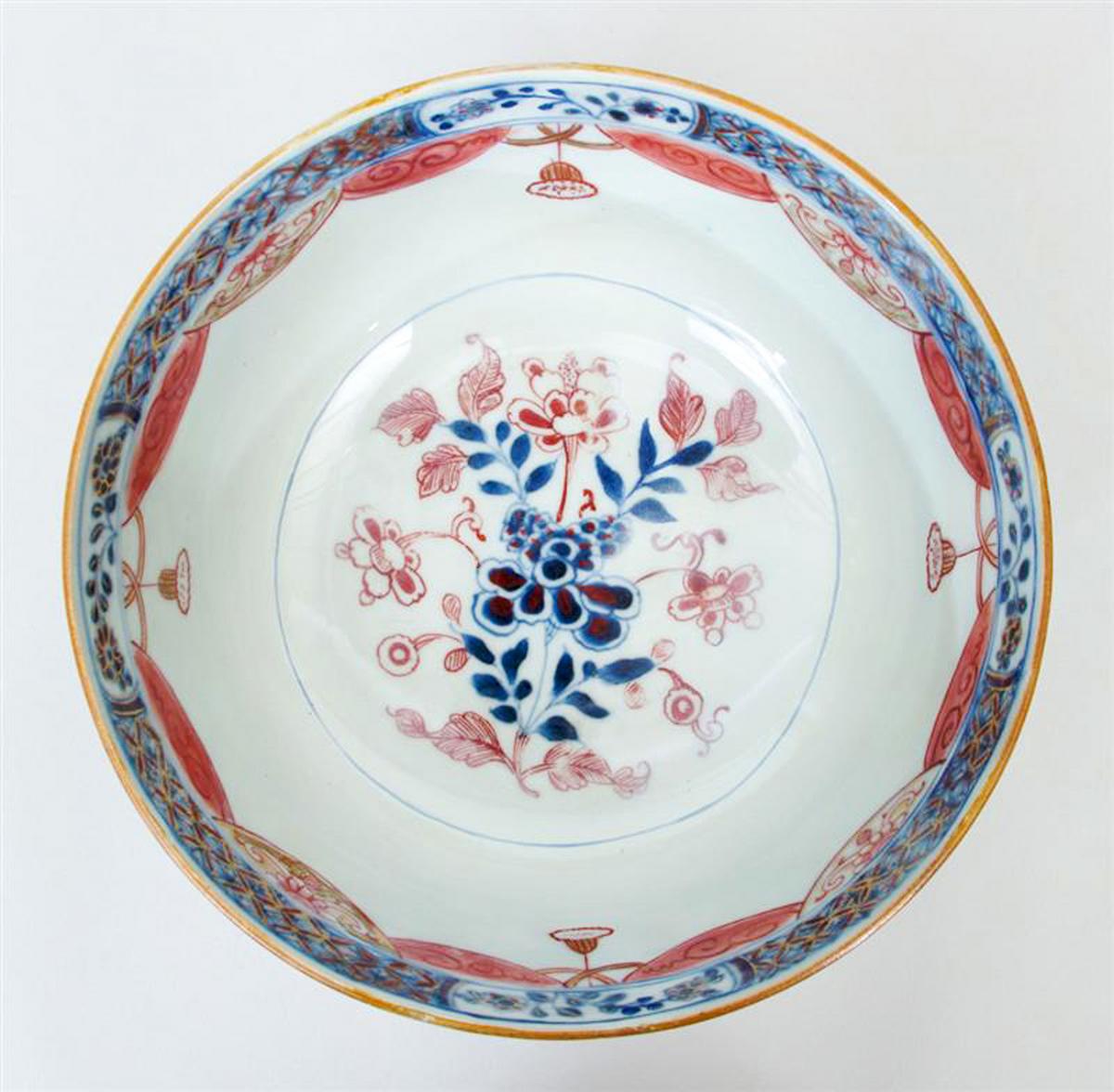 Dutch Decorated Chinese Export Imari Bowl, Circa 1770