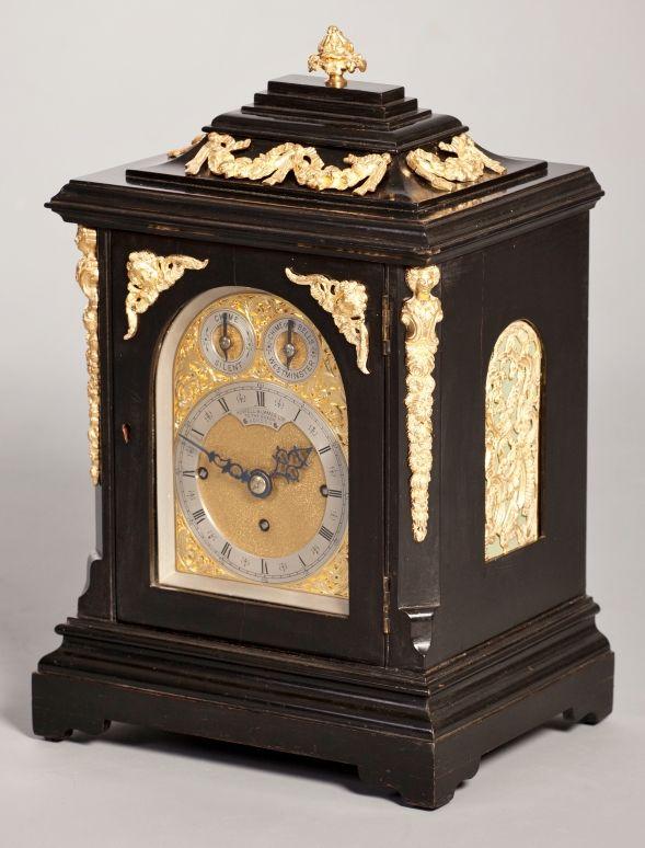 Howell & James, London: A small eight-bell chiming bracket clock
