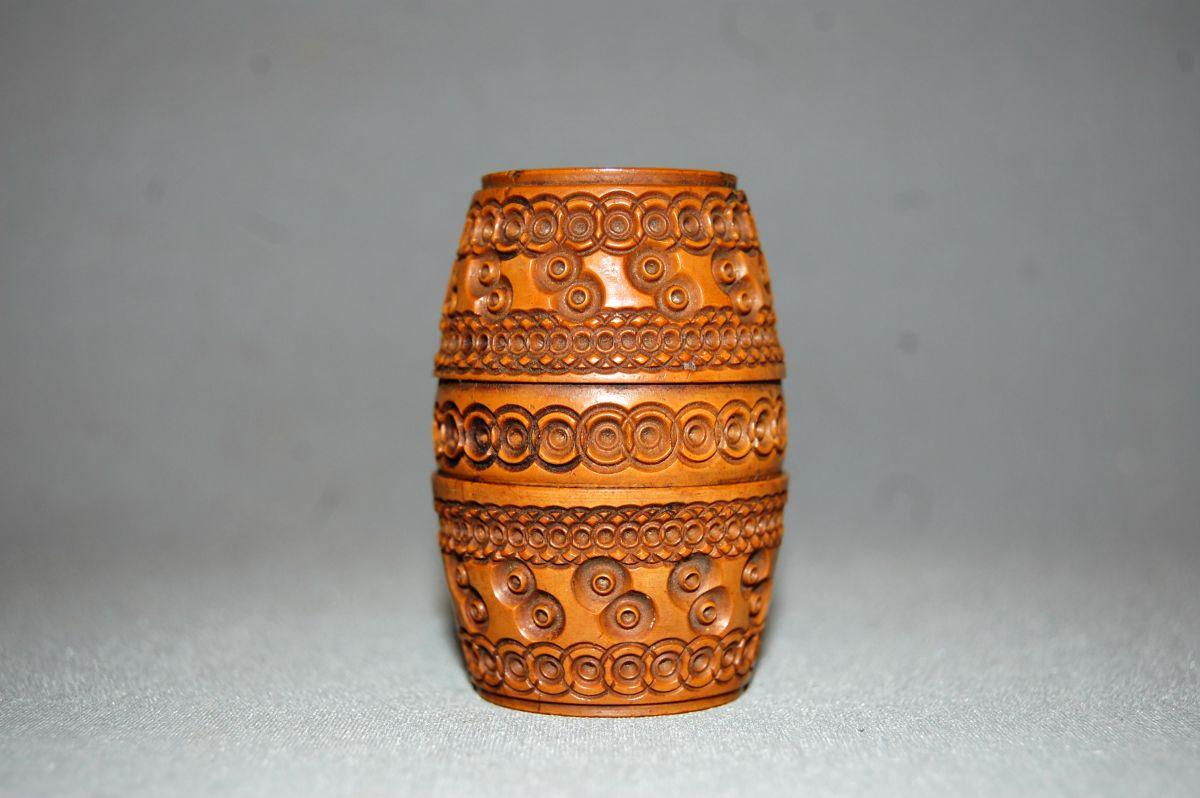 Coquille Nut Container, 19th century