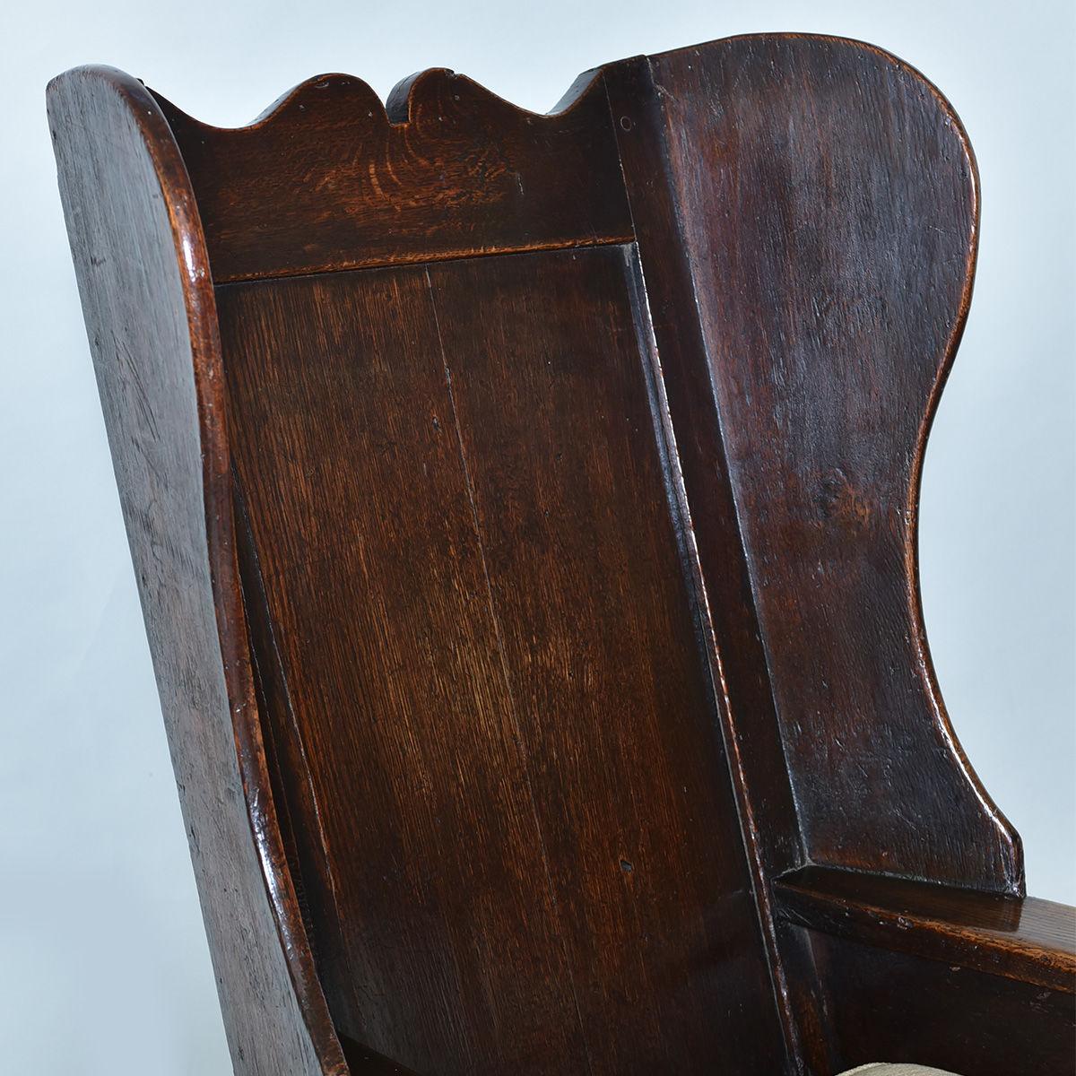 18th century Oak Lambing Chair