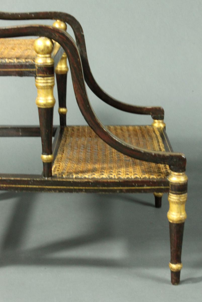 Rare pair of Regency bedsteps