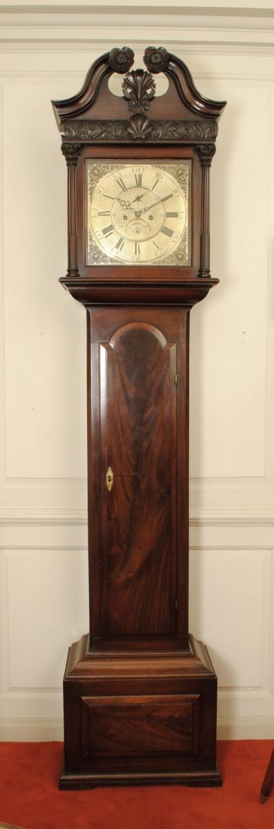 Irish Mahogany Long Case Clock, Circa 1775