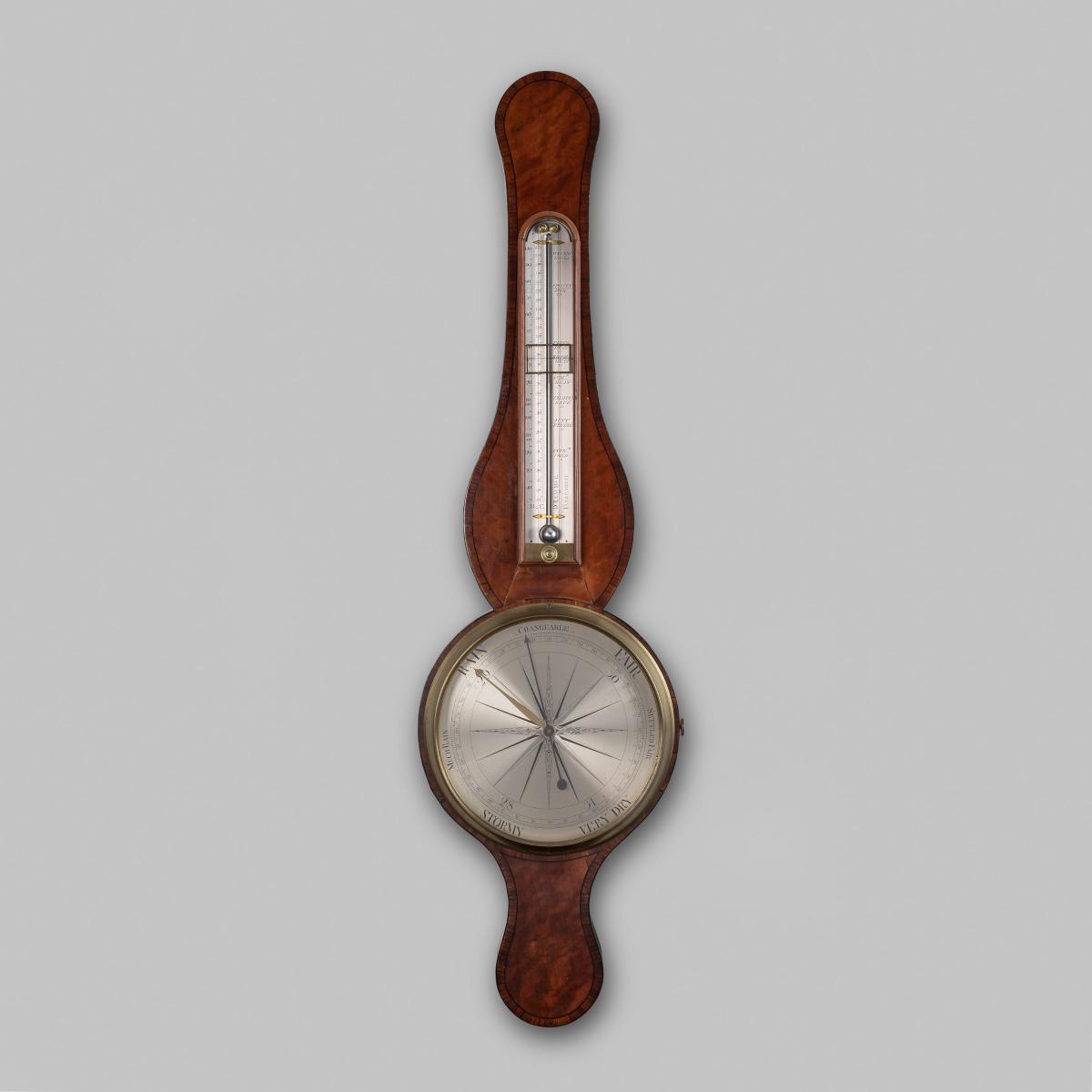 Georgian Satinwood Precision Barometer