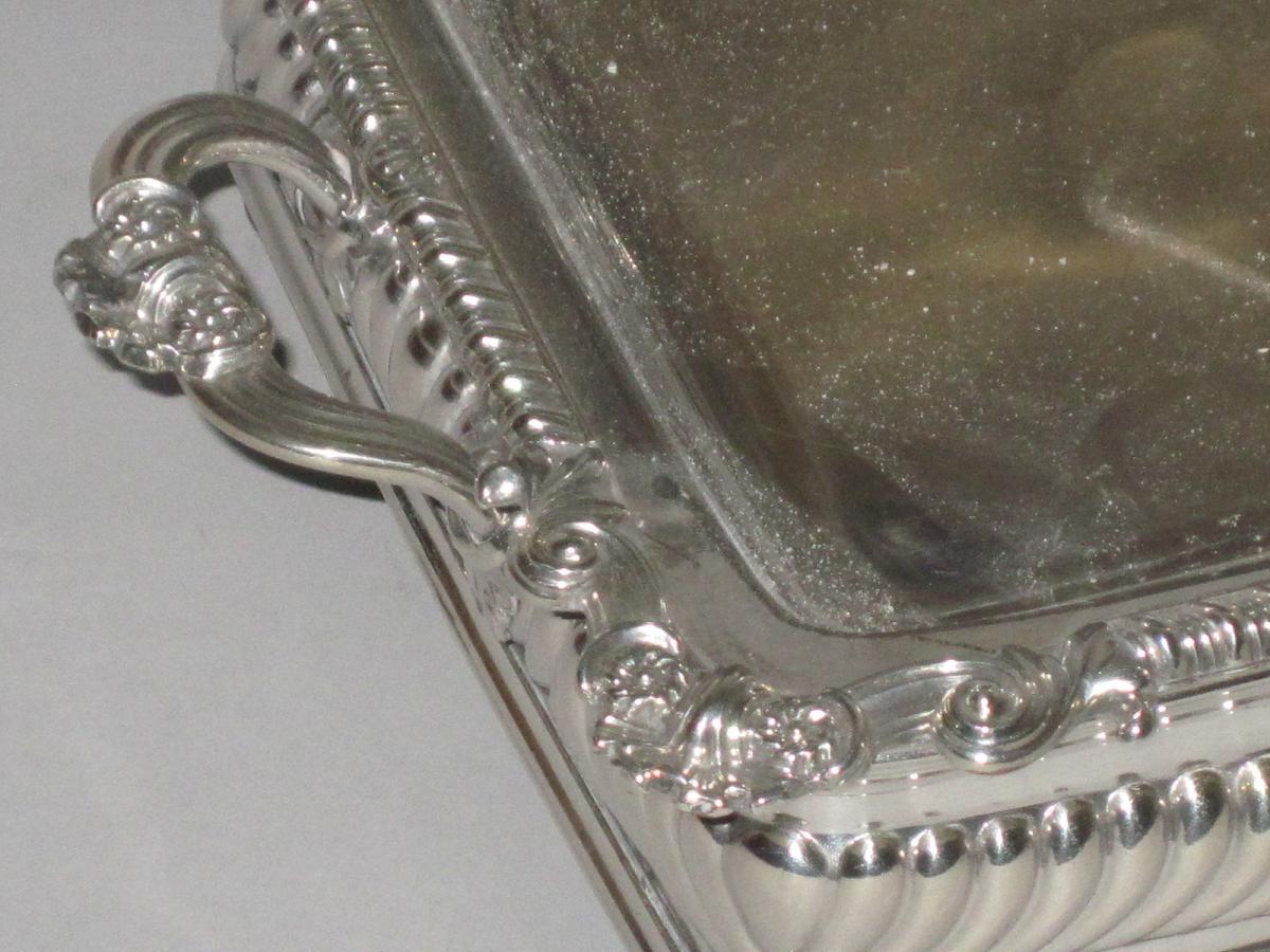 OLD SHEFFIELD PLATE SILVER BACON/CHEESE DISH. CIRCA 1825