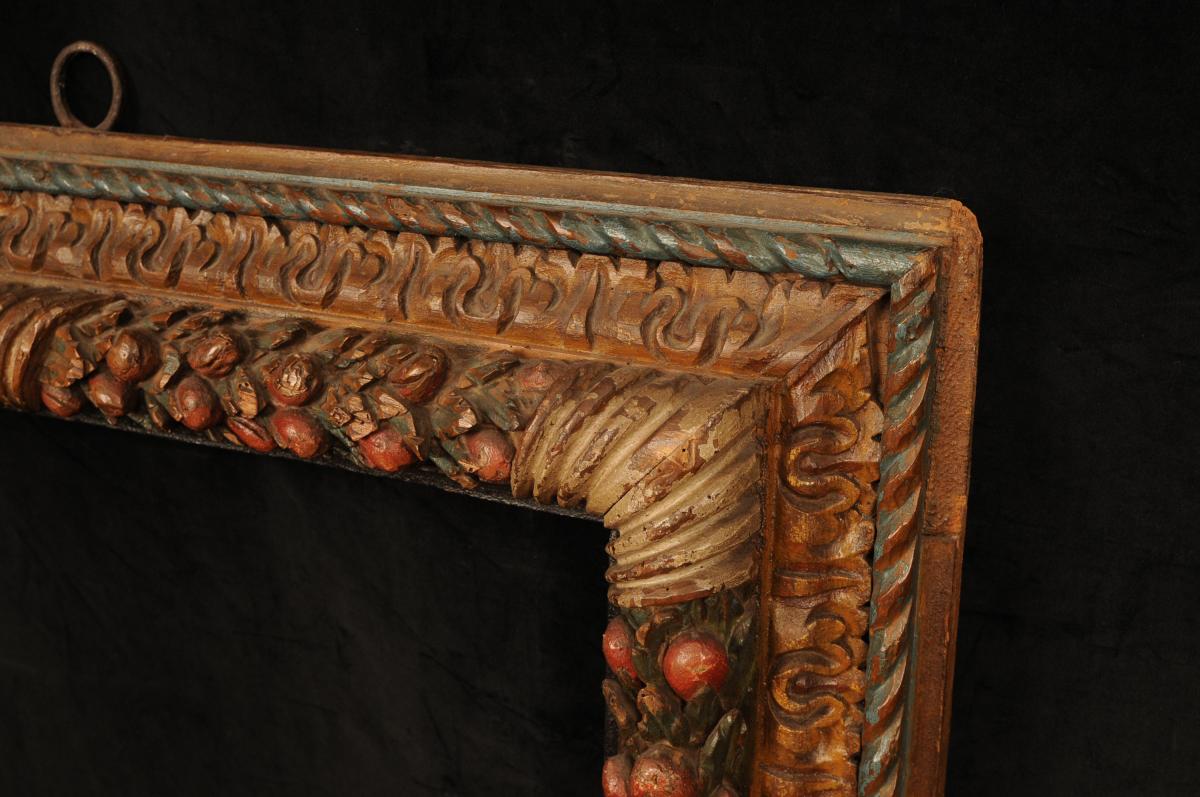Italian, 17th century carved frame