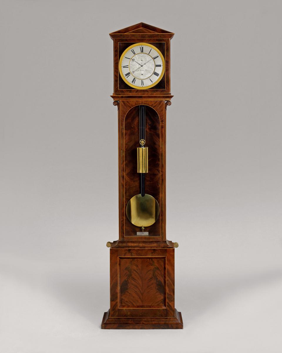 Late Biedermeier Period Year Duration Viennese Longcase Regulator