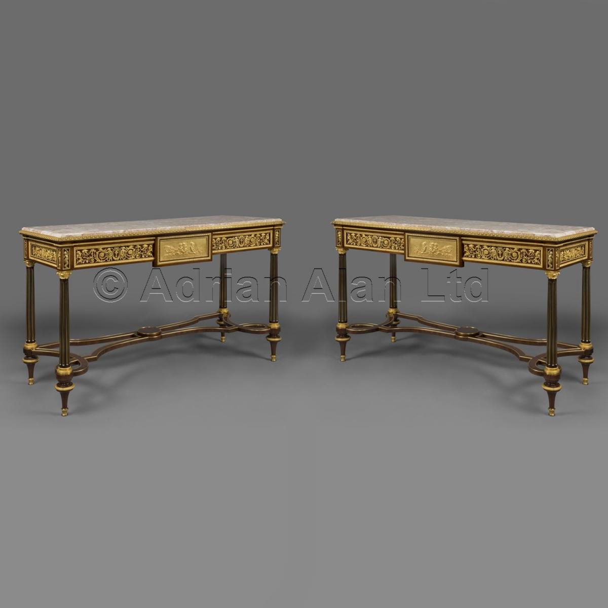 Pair of Console Tables ©AdrianAlanLtd