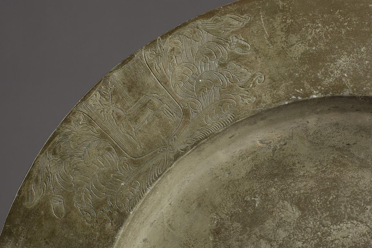 Late 17th Century Pewter Charger
