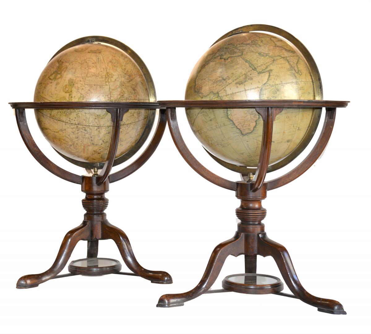 Cary's New Terrestrial and Celestial Globes