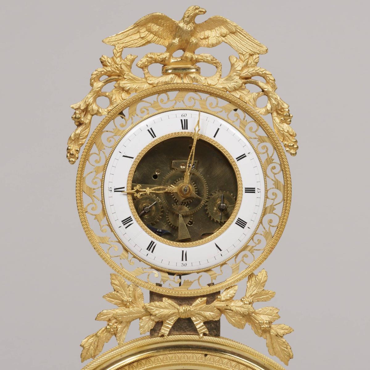 Symbolic Skeleton Clock from the French Directoire Period