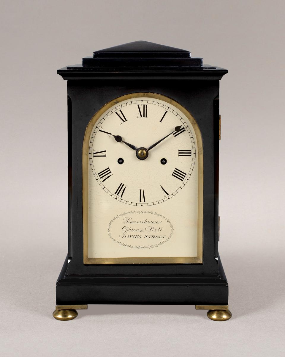 Ebonised Mantel Clock