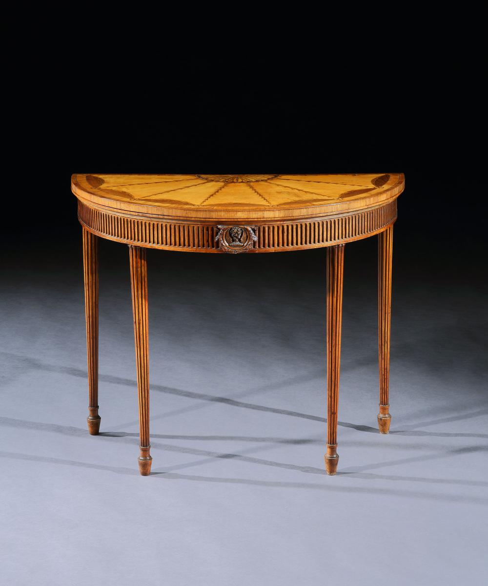 An Exceptional Pair of Card Tables Attributed to Thomas Chippendale Junior, English, circa 1782