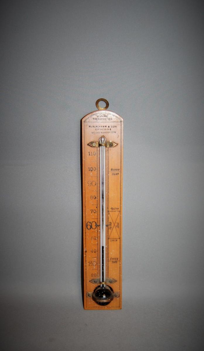 Boxwood Thermometer 19th Century