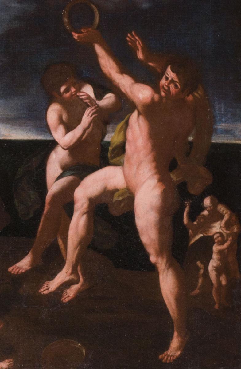 Bacchus and Ariadne on the Island of Naxos, by Giovanni Francesco Romanelli, 1642