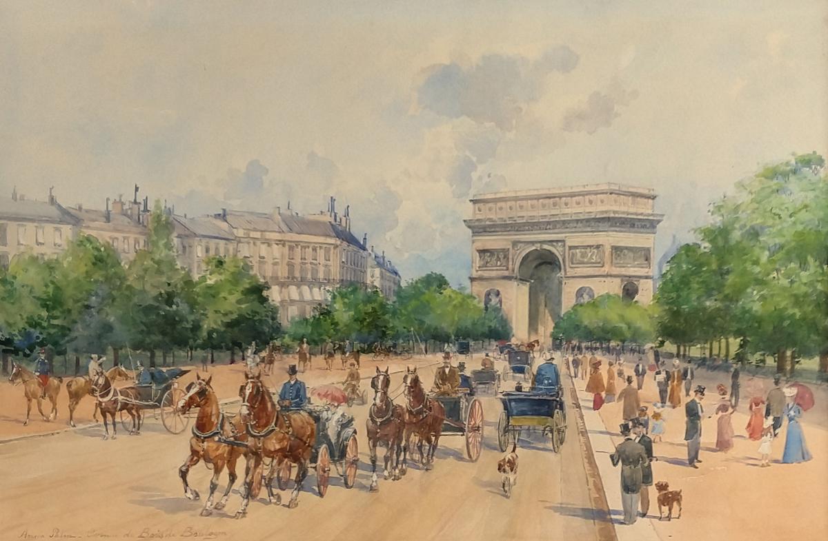 L’Avenue de Bois de Boulogne - Anna Palm de Rosa  1859-1924